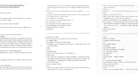 Documentos desclasificados Documentos desclasificados