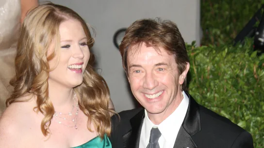 Martin Short y su hija Katherine Martin Short y su hija Katherine