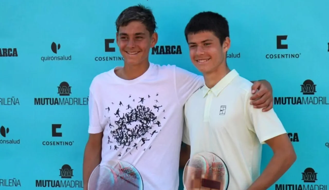 Jaime Alcaraz (d) posa junto a Stefan Shangichev