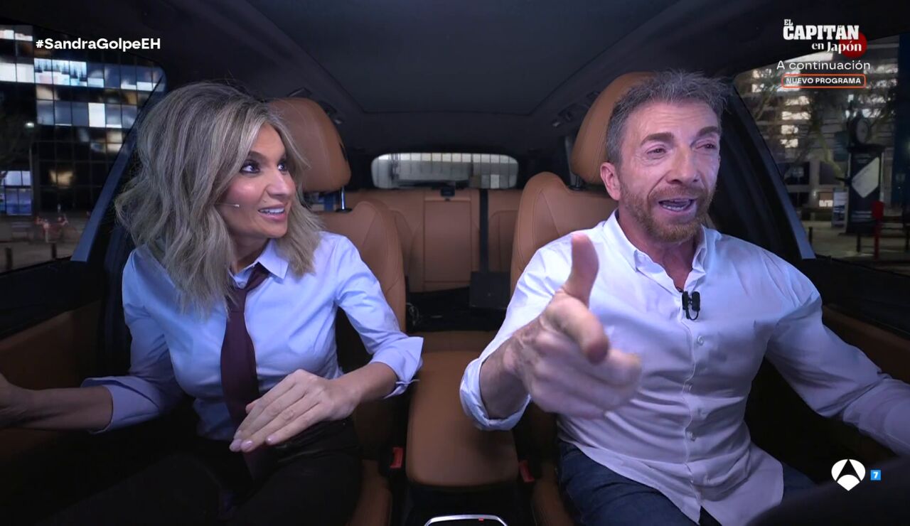 Sandra Golpe y Pablo Motos sorprenden con sus mejores temas musicales al volante: Alt imagen