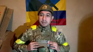 Juan Diego Bonillo, soldado colombiano en la guerra de Ucrania Juan Diego Bonillo, soldado colombiano en la guerra de Ucrania