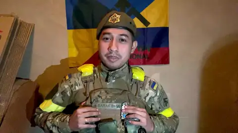 Juan Diego Bonillo, soldado colombiano en la guerra de Ucrania Antena3 Noticias