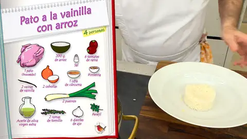 Ingredientes Pato a la vainilla con arroz Ingredientes Pato a la vainilla con arroz