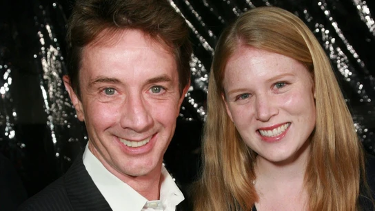 Martin Short y su hija Katherine Martin Short y su hija Katherine