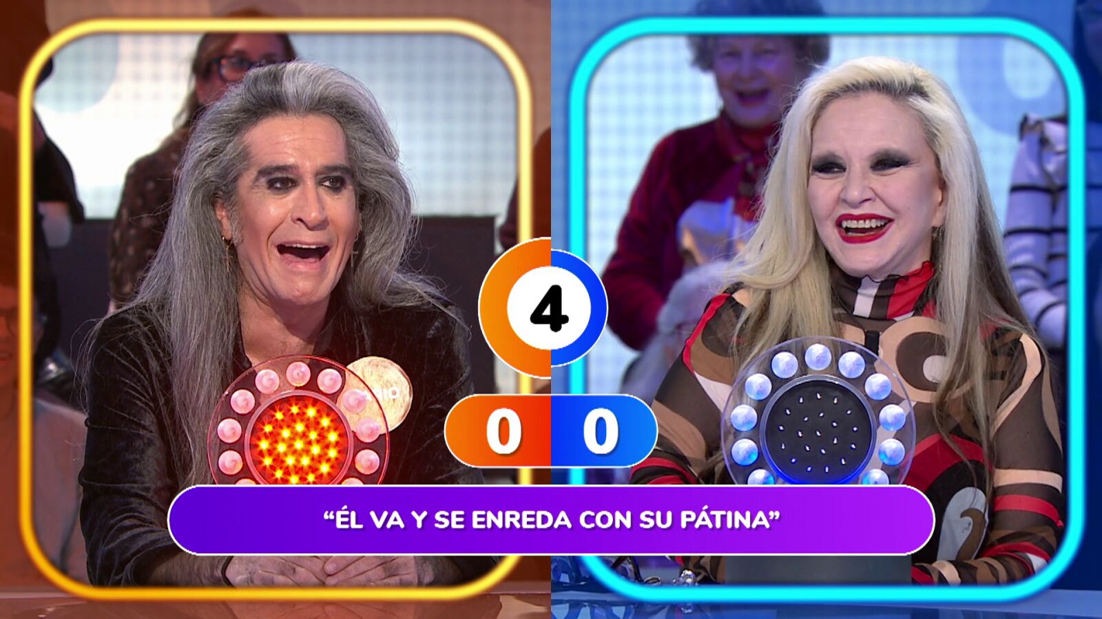 ¡Duelo de pareja! Mario Vaquerizo y Alaska se dan ‘Bambú’ en La Pista