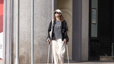 Eugenia Silva tras su operación de cadera