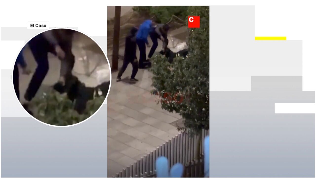 Paliza a un hombre en Barcelona