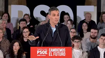 Pedro Sánchez en un acto en Burgos Pedro Sánchez en un acto en Burgos