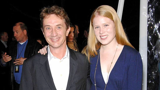 Martin Short y su hija Katherine Martin Short y su hija Katherine