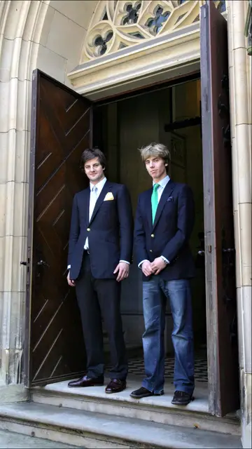 Ernesto Augusto y Christian, hijos de Ernesto de Hannover y Chantal Hochuli Ernesto Augusto y Christian, hijos de Ernesto de Hannover y Chantal Hochuli