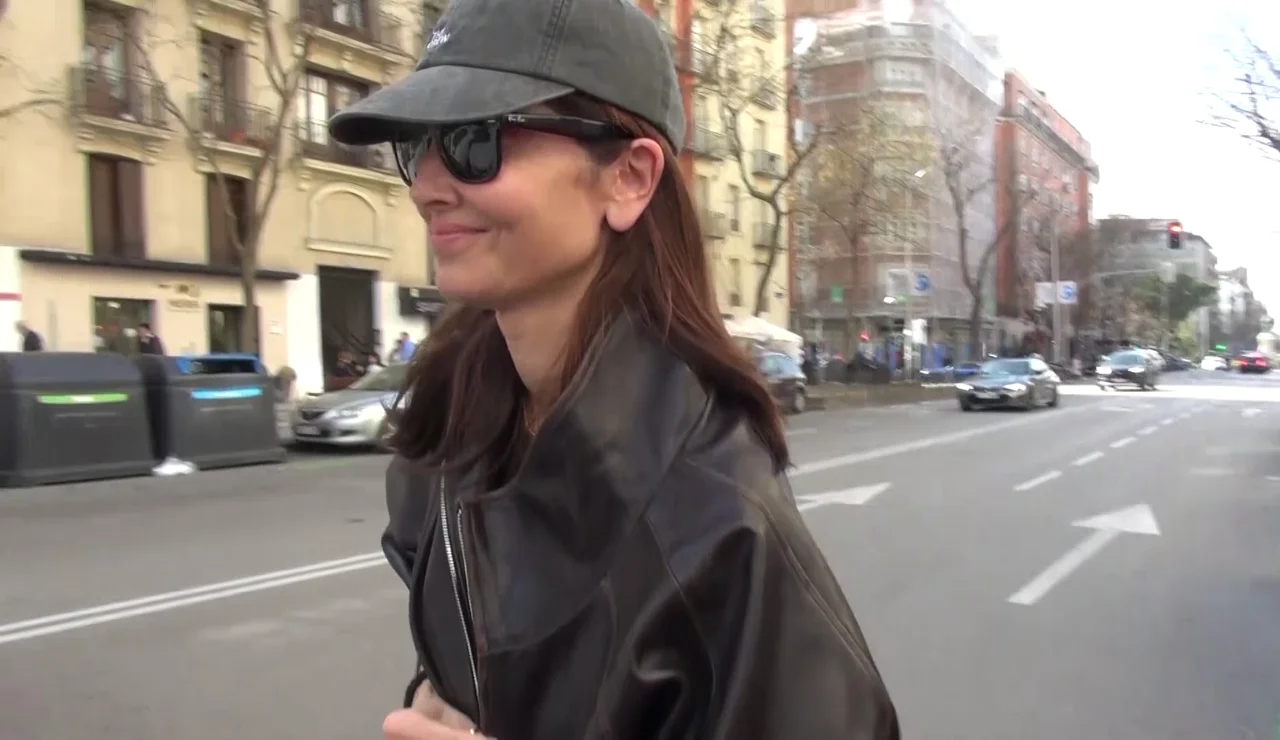 Eugenia Silva preguntada por la prensa