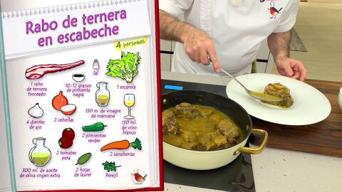 Ingredientes Rabo de ternera en escabeche