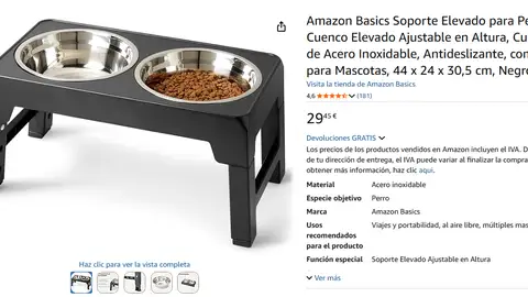 Comedero elevado para mascotas Comedero elevado para mascotas