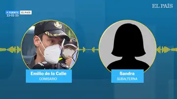 Los audios del comisario Emilio de la Calle a una subalterna Los audios del comisario Emilio de la Calle a una subalterna