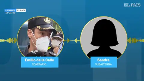 Los audios del comisario Emilio de la Calle a una subalterna Antena3 Noticias