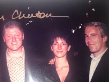 Bill Clinton, Ghislaine Maxwell y Jeffrey Epstein