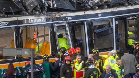 Un tranv&iacute;a descarrila&iexcl;