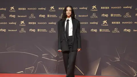 María Pedraza, con traje de Mango en los Premios Goya 2026 María Pedraza, con traje de Mango en los Premios Goya 2026