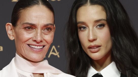 Laura Ponte y Mar&iacute;a Pedraza, en los Premios Goya 2026