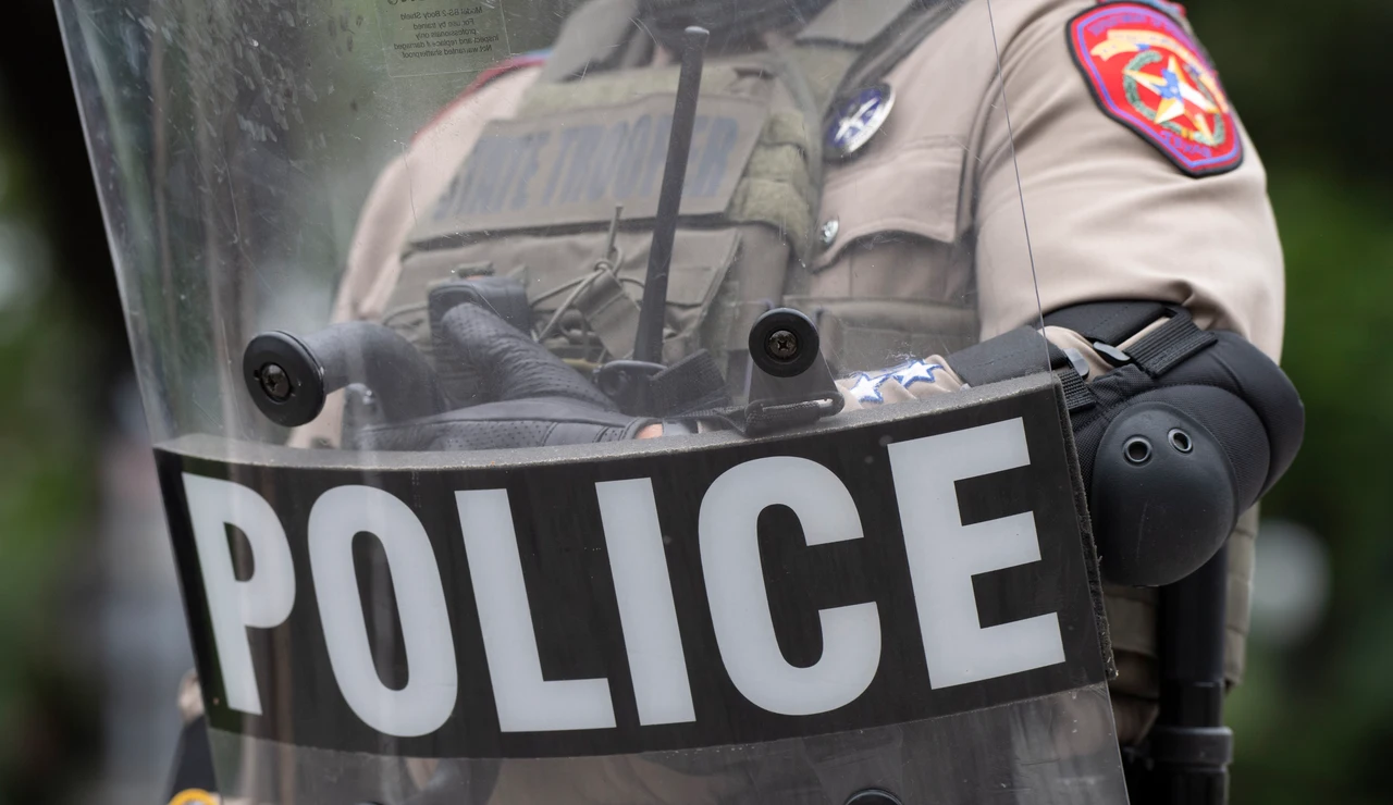 Imagen de archivo de un policía en Austin, Texas.