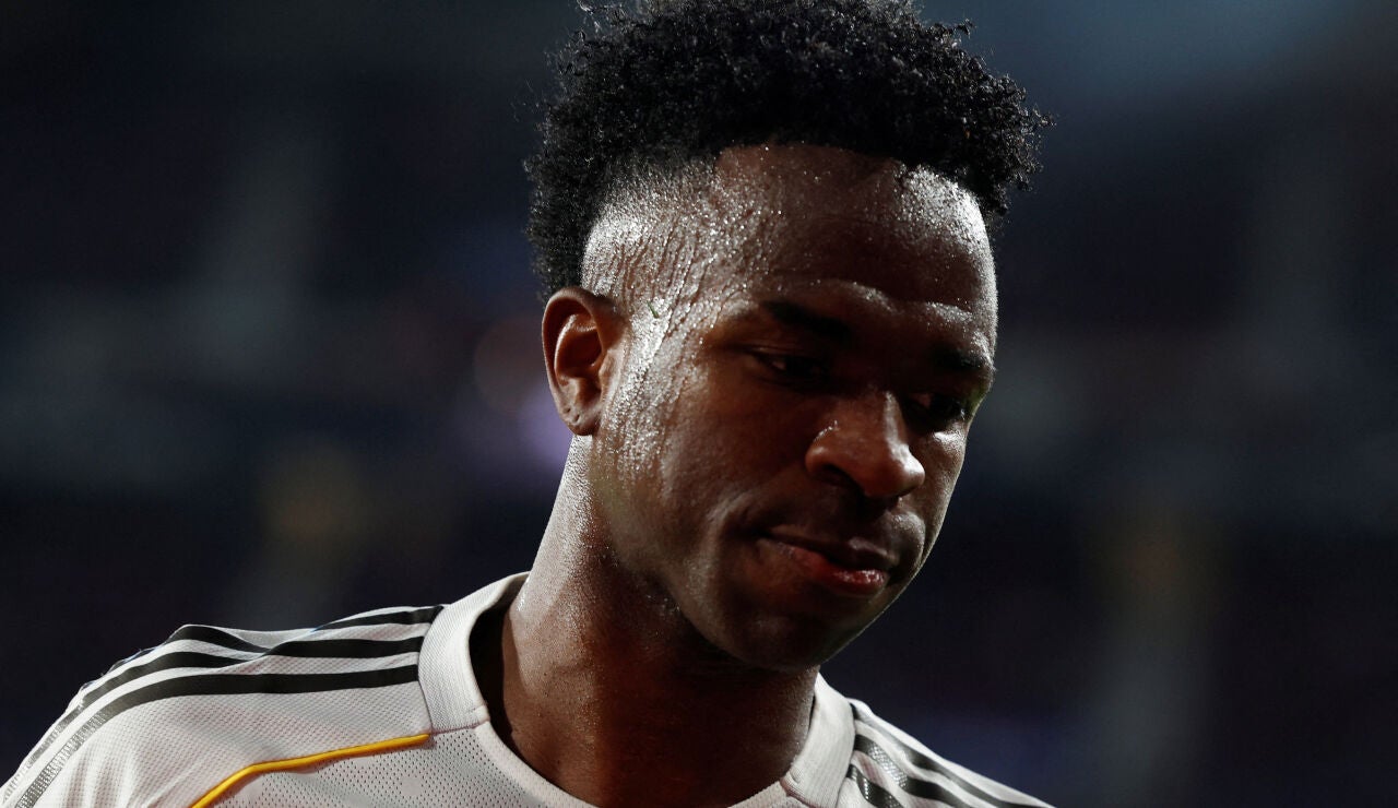 Vinicius Jr durante el Osasuna-Real Madrid