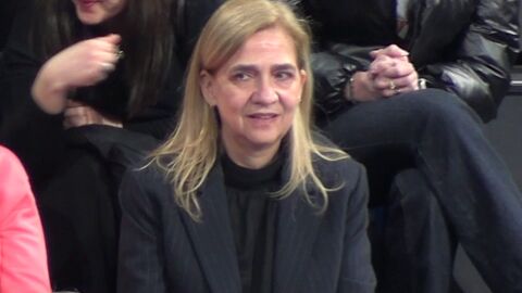 La Infanta Cristina viendo el partido de su hijo