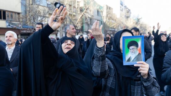 Protestas por la muerte del l&iacute;der iran&iacute;