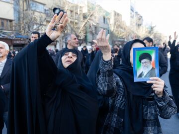 Protestas por la muerte del l&iacute;der iran&iacute;