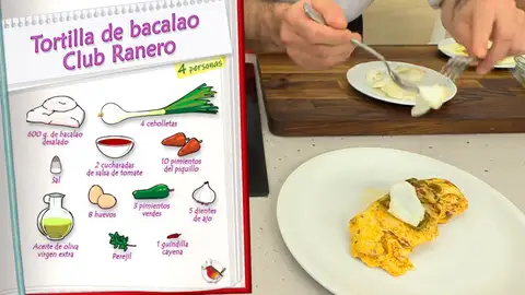 Ingredientes Tortilla de bacalao Club Ranero Ingredientes Tortilla de bacalao Club Ranero