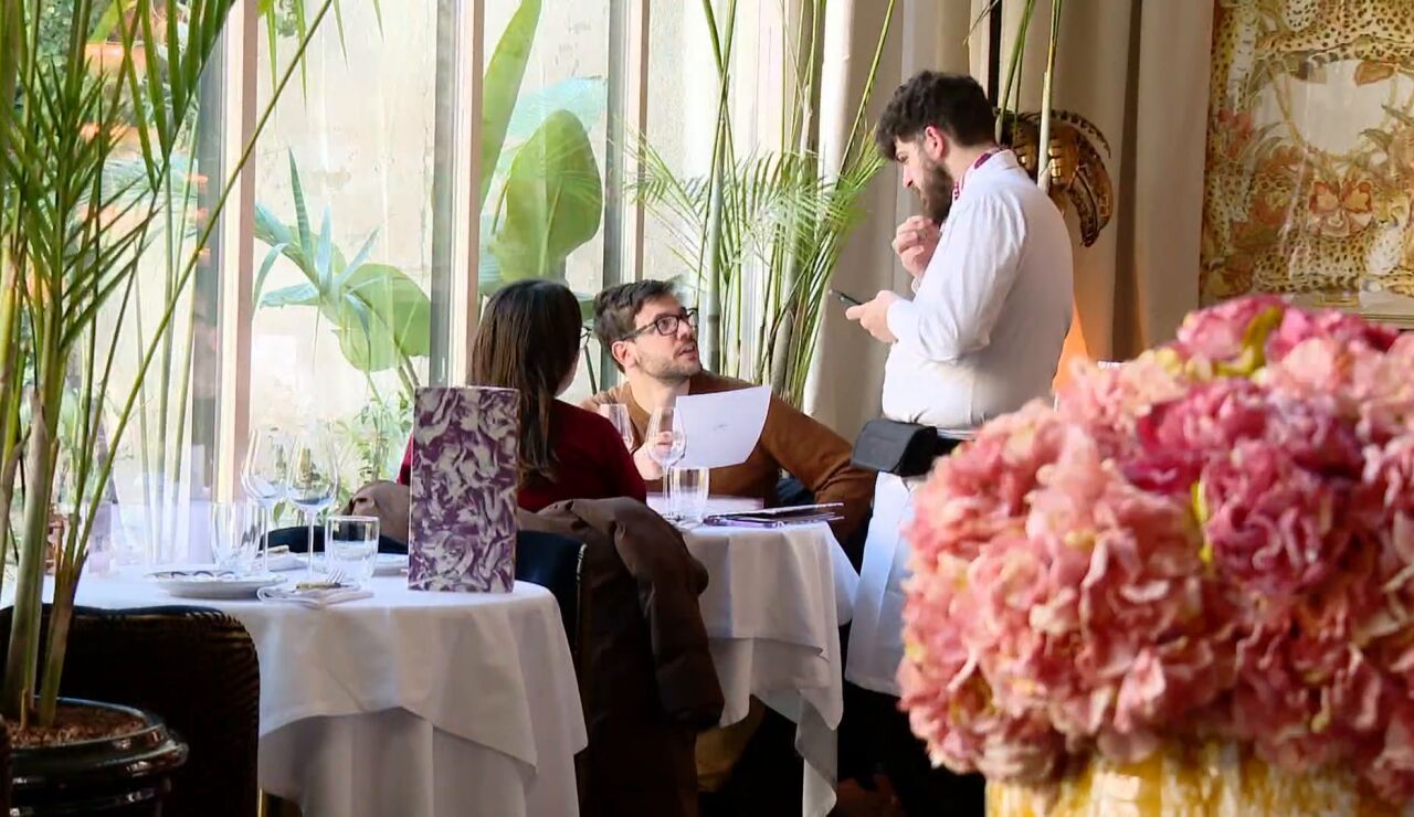 Un restaurante en Barcelona