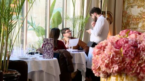 Un restaurante en Barcelona