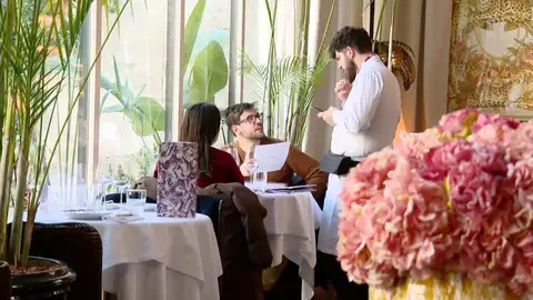 Un restaurante en Barcelona Un restaurante en Barcelona