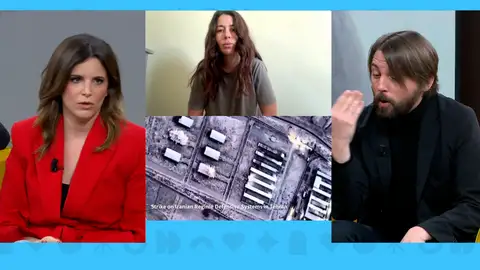 Ana Iris Simón en Espejo Público. Ana Iris Simón en Espejo Público.