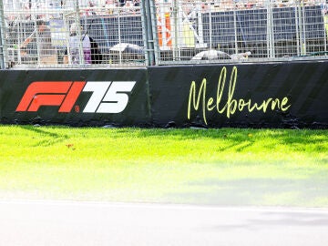 Un muro del trazado de Albert Park