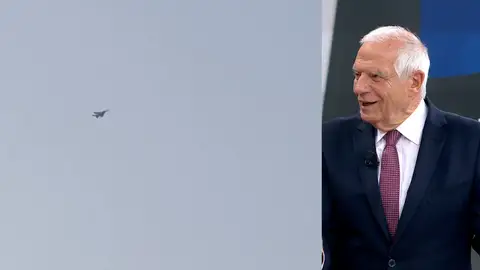 Borrell en Espejo Público. Borrell en Espejo Público.