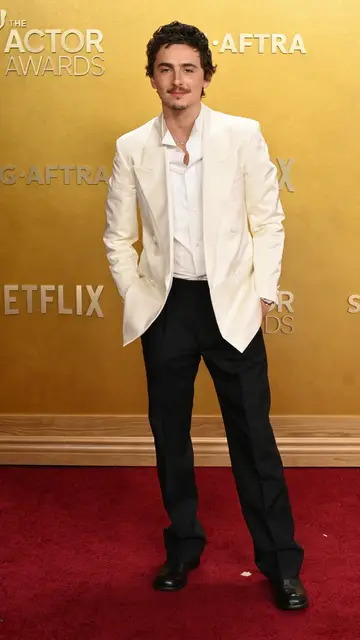 Timothee Chalamet en los SAG Actor Awards 2026 Timothee Chalamet en los SAG Actor Awards 2026