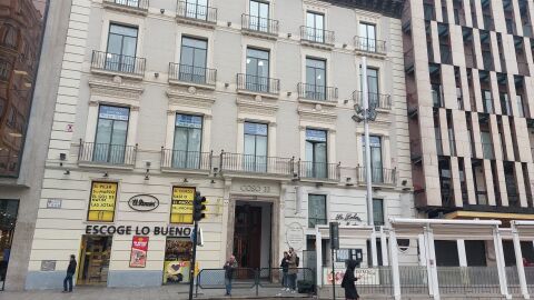 Fachada de la sede de Forestalia en Zaragoza