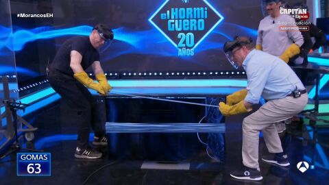 Marron, contra la televisi&oacute;n en un peligroso experimento : &iquest;cu&aacute;ntas gomas aguantar&aacute;?