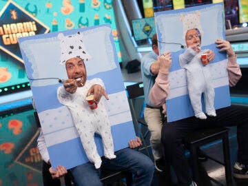 &iexcl;Son como beb&eacute;s! Pablo Motos y Marron desaf&iacute;an a Los Morancos con un reto surrealista
