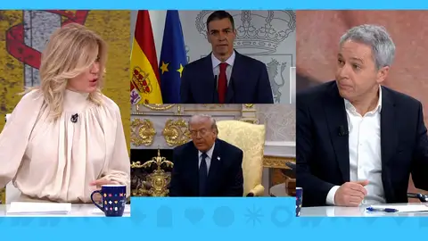 Vicente Vallés en Espejo Público. Vicente Vallés en Espejo Público.