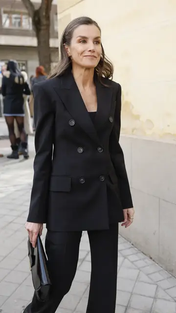 La reina Letizia en la despedida de Fernando Ónega La reina Letizia en la despedida de Fernando Ónega