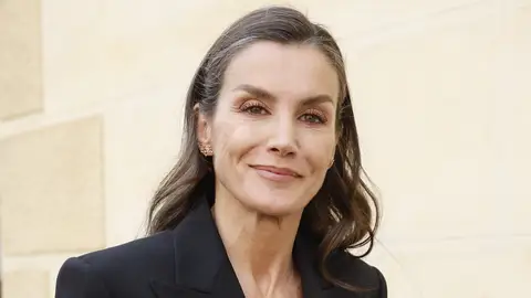 La reina Letizia en la despedida de Fernando Ónega La reina Letizia en la despedida de Fernando Ónega