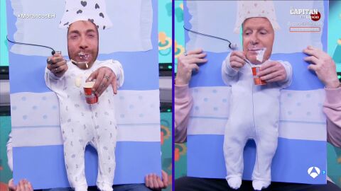 &iexcl;Son como beb&eacute;s! Pablo Motos y Marron desaf&iacute;an a Los Morancos con un reto surrealista
