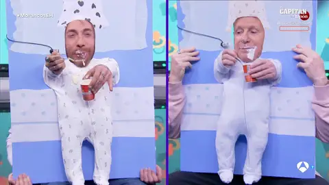 ¡Son como bebés! Pablo Motos y Marron desafían a Los Morancos con un reto surrealista ¡Son como bebés! Pablo Motos y Marron desafían a Los Morancos con un reto surrealista