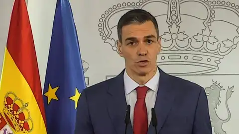 Pedro Sánchez comparece en La Moncloa Pedro Sánchez comparece en La Moncloa