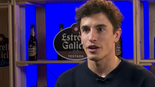 Marc M&aacute;rquez atiende a Antena 3 Deportes