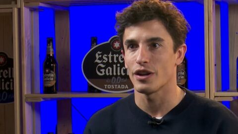 Marc M&aacute;rquez atiende a Antena 3 Deportes