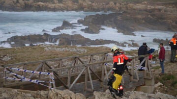 Contin&uacute;a el dispositivo de b&uacute;squeda para dar con el desaparecido en el accidente de Santander