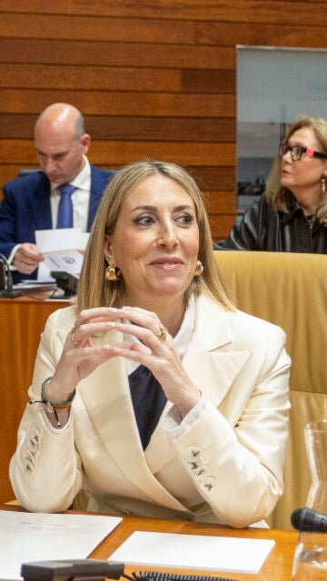 La candidata popular a la reelecci&oacute;n como presidenta de la Junta de Extremadura, Mar&iacute;a Guardiola