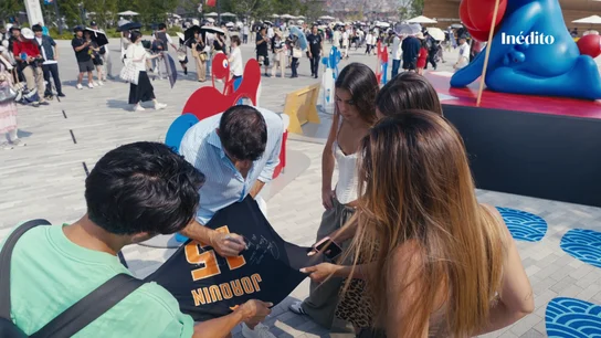El inesperado encuentro de Joaquín con un fan japonés El inesperado encuentro de Joaquín con un fan japonés